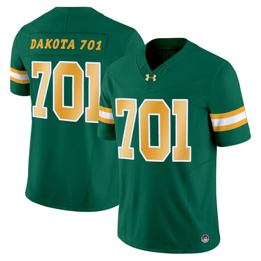 Dakota Jersey #701 North Dakota State Bison Vapor Limited Stitched Green