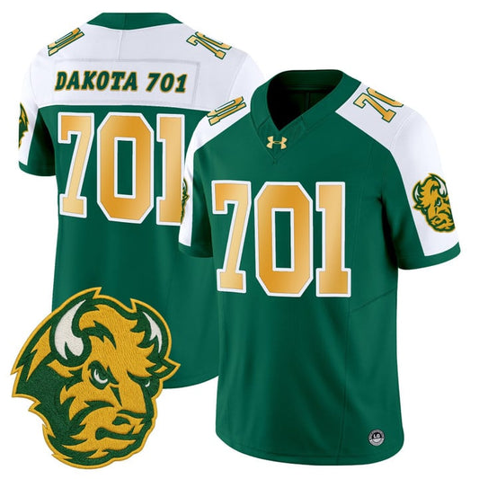 Dakota Jersey #701 North Dakota State Bison Vapor Limited Stitched Green Alter