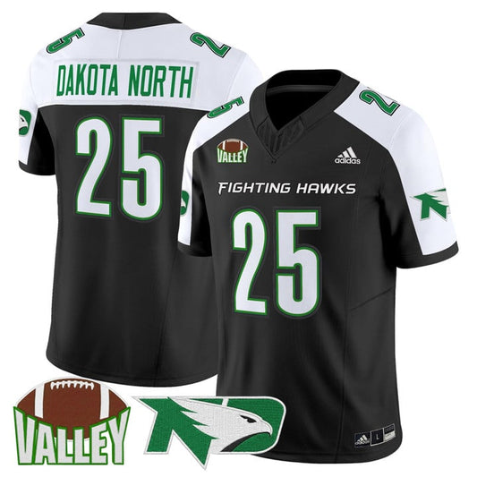 Dakota North Jersey #25 North Dakota Fighting Hawks 2025 Stitched