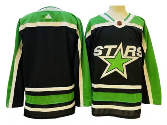 Dallas Stars Blank Black 2022&23 Reverse Retro Jersey