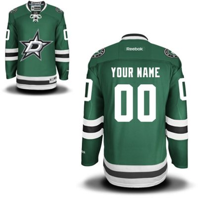 Dallas Stars Customized 2013 Green Jersey