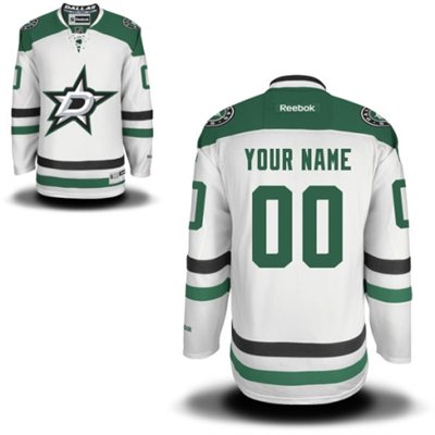 Dallas Stars Customized 2013 White Jersey