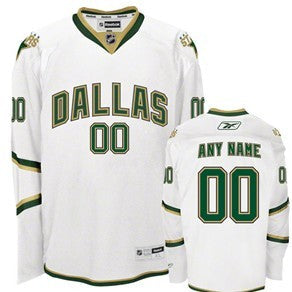 Dallas Stars  Customized White Jersey