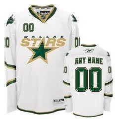Dallas Stars Customized White Third Jersey
