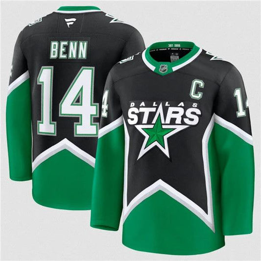 Dallas Stars #14 Jamie Benn Black 2025-26 Alternate Stitched Hockey Jersey