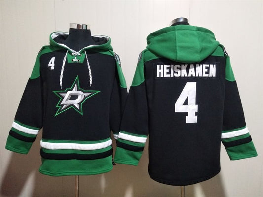 Dallas Stars #4 Miro Heiskanen Pullover Hoodie