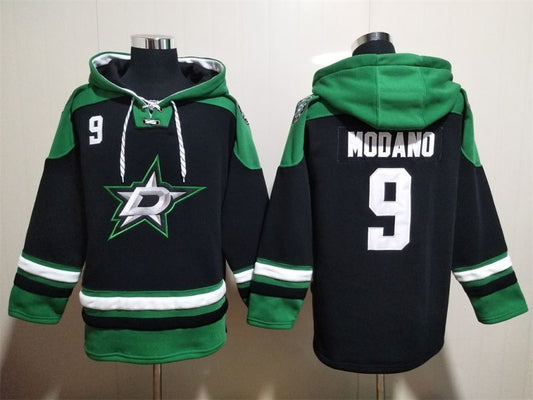 Dallas Stars #9 Mike Modano Pullover Hoodie