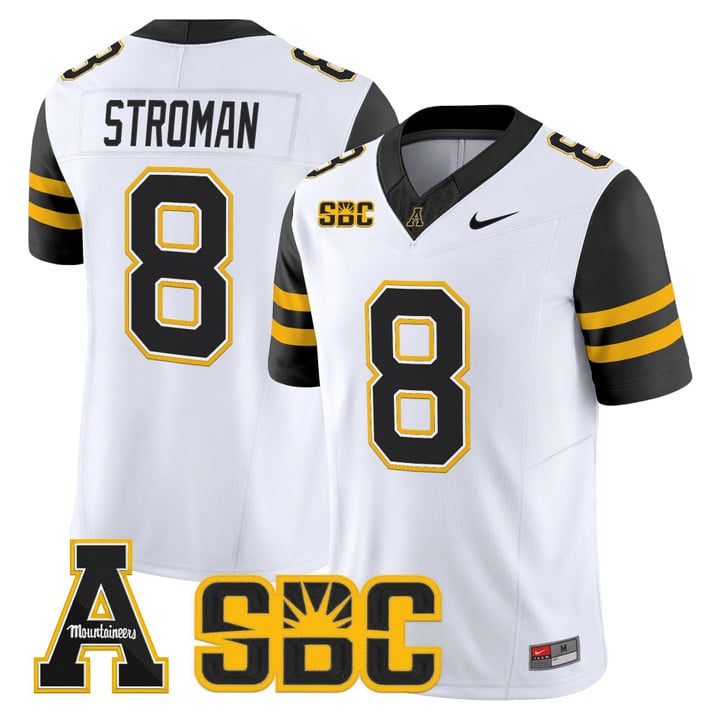 Dalton Stroman Jersey #8 App State Mountaineers 2025 Vapor Limited Stitched