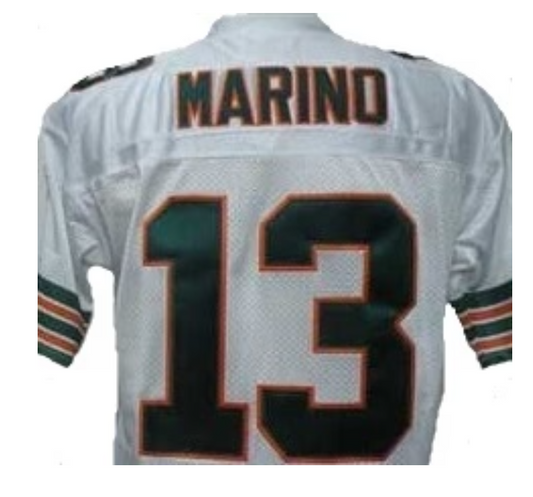 Dan Marino Jersey Miami Dolphins Custom Throwback Football White