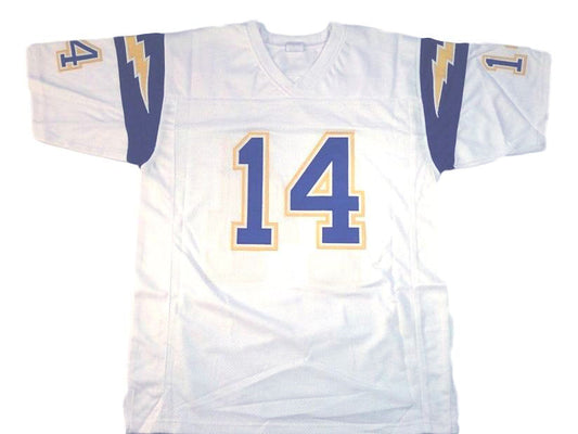 Dan Fouts Jersey #14 Custom Unsigned Football Stitched White