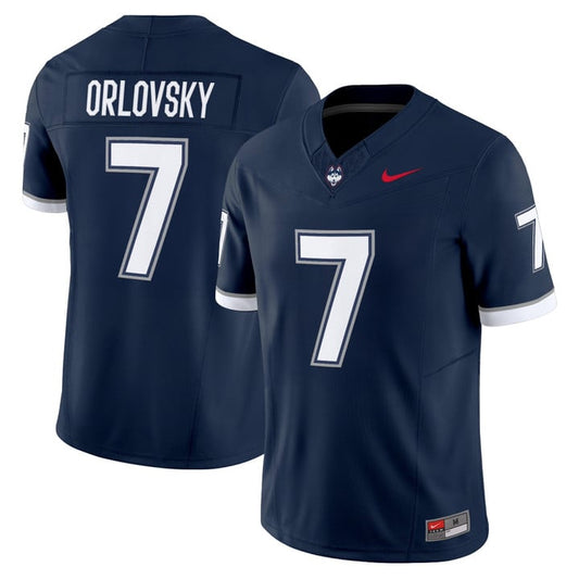 Dan Orlovsky Jersey #7 UConn Huskies 2025 Vapor Limited Stitched