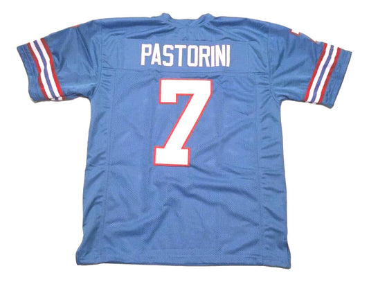 Dan Pastorini Jersey #7 Custom Unsigned Football Stitched Blue