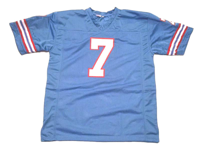 Dan Pastorini Jersey #7 Custom Unsigned Football Stitched Blue