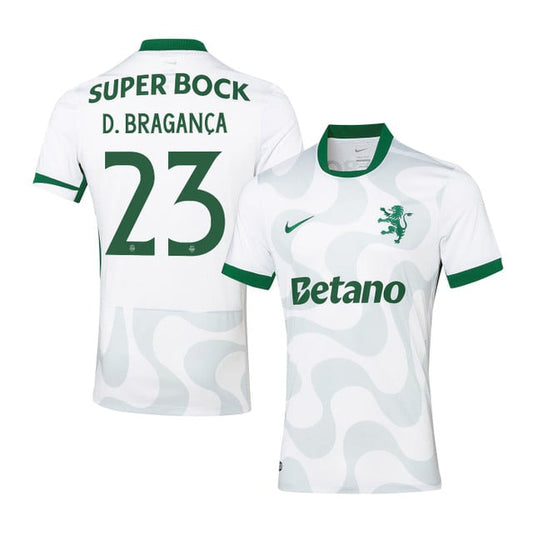 Daniel Bragança 23 Sporting CP 2025-26 Third Match Jersey – White