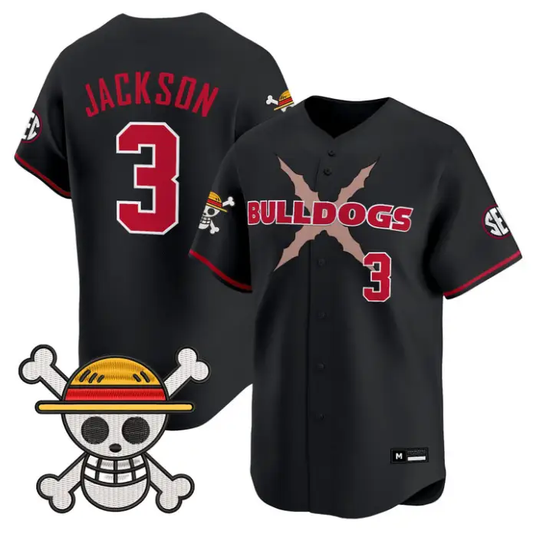 Daniel Jackson Jersey #3 Georgia Bulldogs Baseball One Piece Stitched