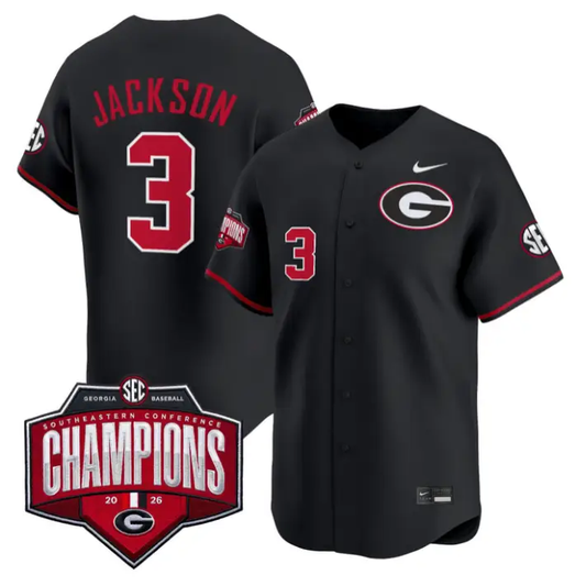 Daniel Jackson Jersey #3 Georgia Bulldogs Southeastern Champions 2026