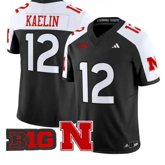 Daniel Kaelin Jersey #12 Nebraska Cornhuskers 2026 Vapor Limited Stitched