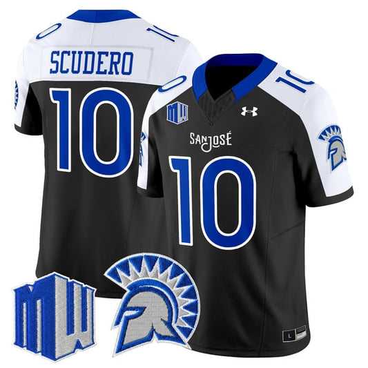 Danny Scudero Jersey #10 San José State Spartans 2025 Limited Stitched