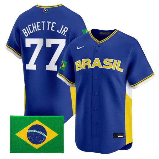 Dante Bichette Jr Jersey #77 Team Brazil 2026 World Baseball Stitched