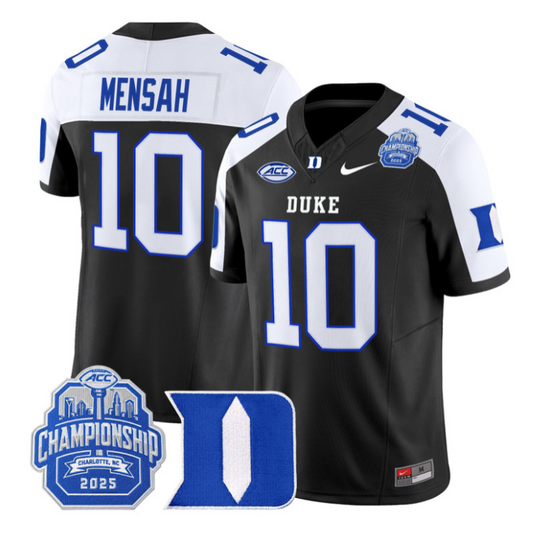 Darian Mensah Jersey #10 Duke Blue Devils 2025 ACC Championship Stitched