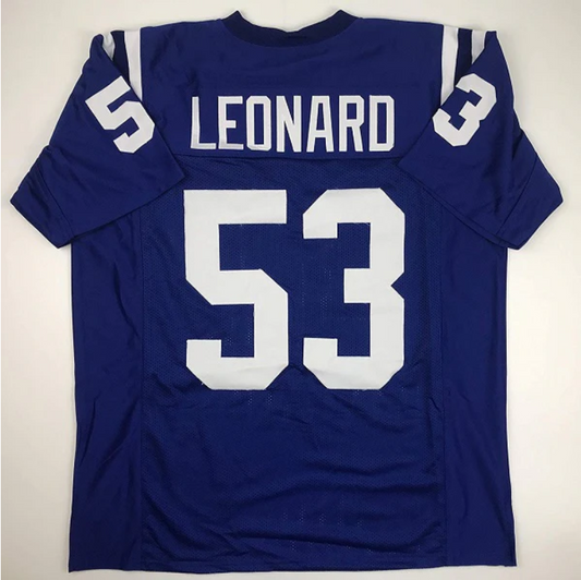 Darius Leonard Jersey Indianapolis Colts Custom Throwback Football