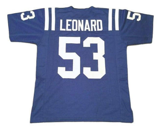 Darius Leonard Jersey #53 Custom Unsigned Football Stitched Blue