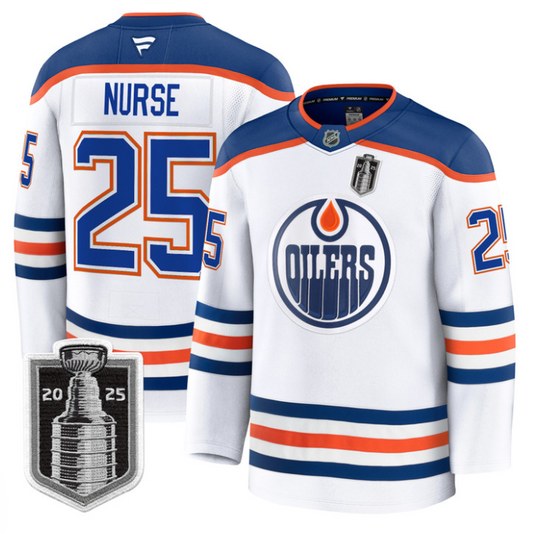 Darnell Nurse Jersey #25 Edmonton Oilers 2025 Stanley Cup Final Stitched Away