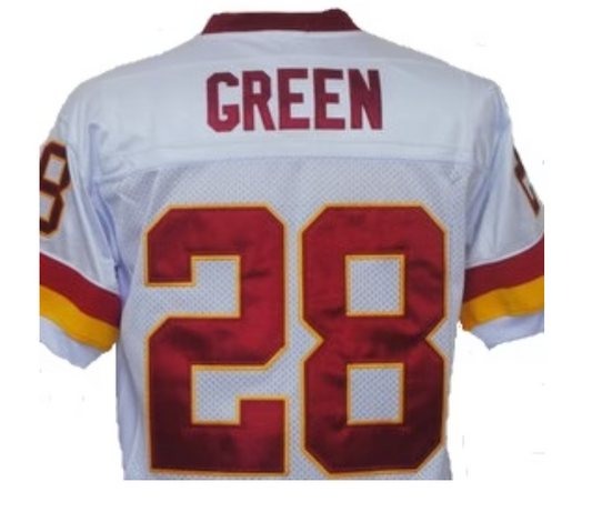 Darrell Green Jersey Washington Redskins Custom Throwback Football White
