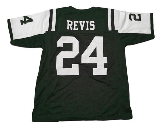 Darrelle Revis Jersey #24 Custom Unsigned Football Stitched Green