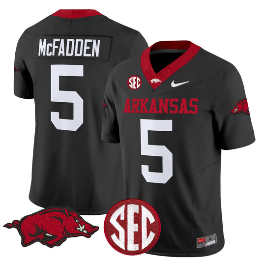 Darren McFadden Jersey #5 Arkansas Razorbacks Limited Stitched Black