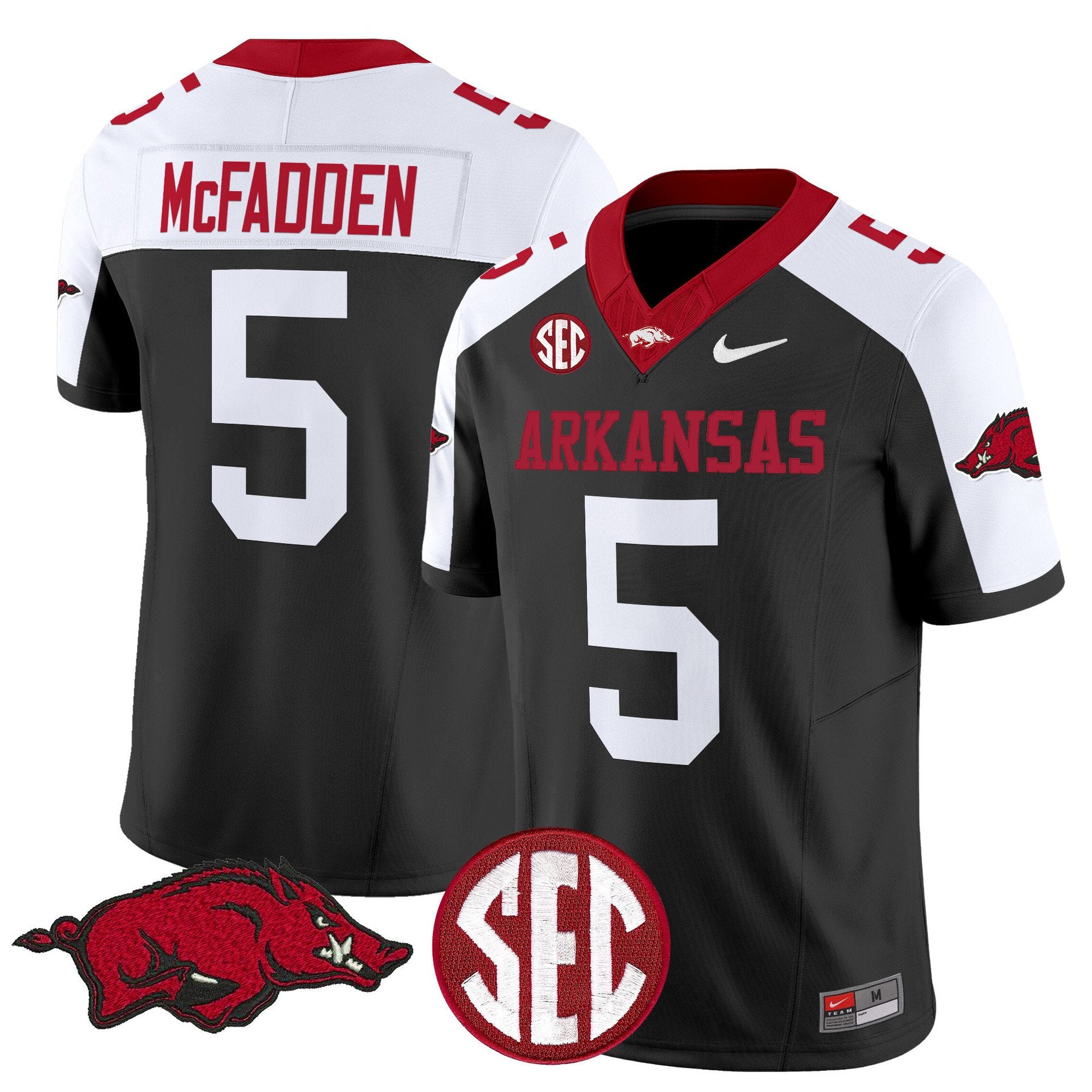 Darren McFadden Jersey #5 Arkansas Razorbacks Limited Stitched Black Alternate