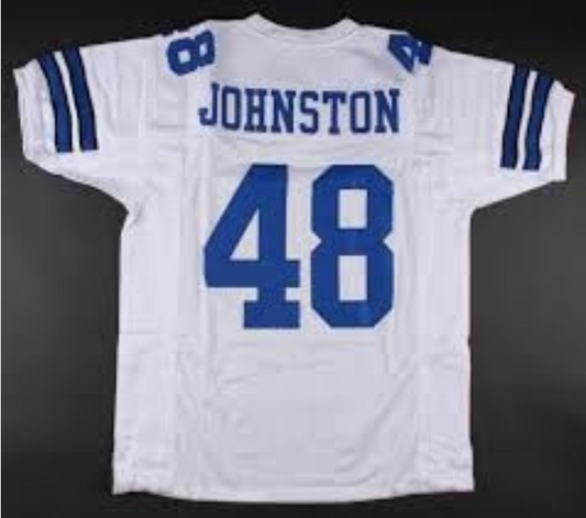 Darryl Moose Jersey Johnston Dallas Cowboys Custom Throwback Football