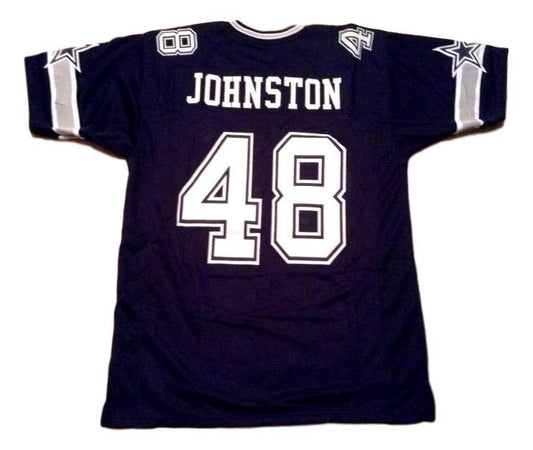 Daryl Johnston Jersey #48 Custom Unsigned Football Stitched Blue