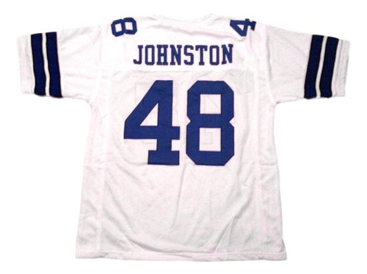 Daryl Johnston Jersey #48 Custom Unsigned Football Stitched White