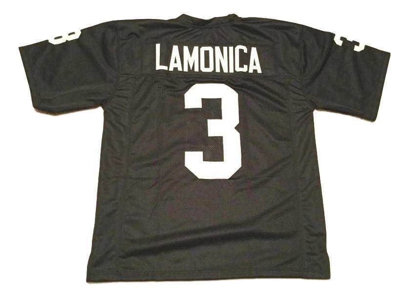 Daryle Lamonica Jersey #3 Custom Unsigned Football Stitched Black