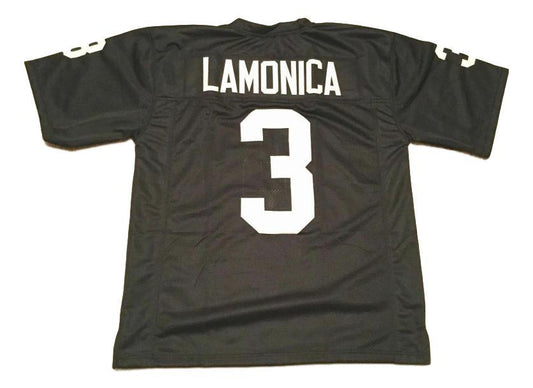 Daryle Lamonica Jersey #3 Custom Unsigned Football Stitched Black