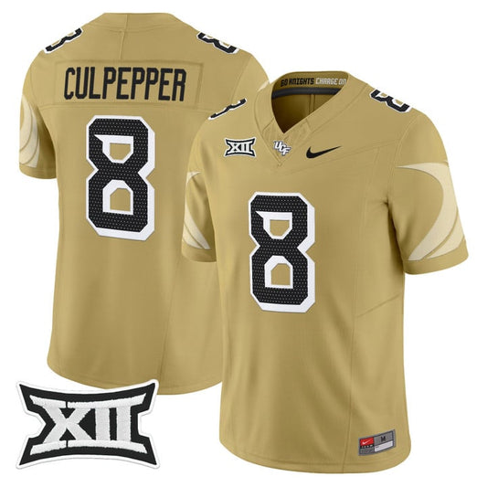 Daunte Culpepper Jersey #8 UCF Knights 2025 Vapor Limited Stitched Gold