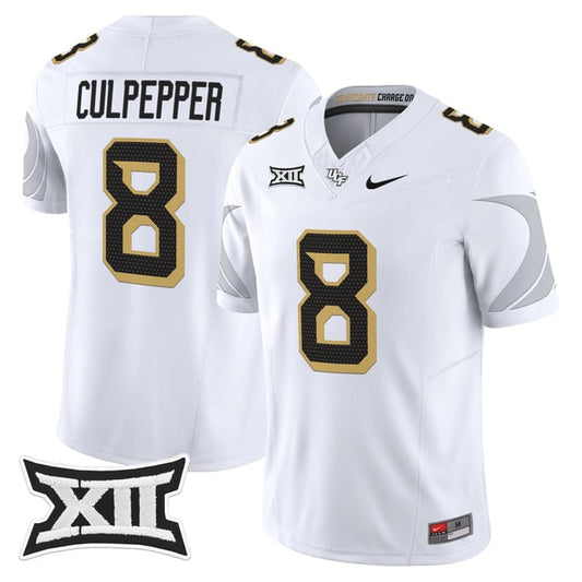 Daunte Culpepper Jersey #8 UCF Knights 2025 Vapor Limited Stitched White