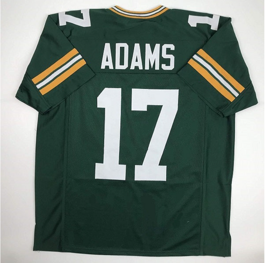 Davante Adams Jersey Green Bay Packers Custom Throwback Football