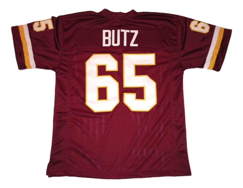 Dave Butz Jersey #65 Custom Unsigned Football Stitched Maroon