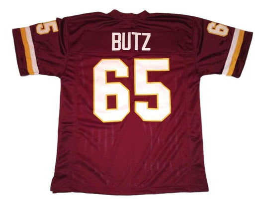 Dave Butz Jersey #65 Custom Unsigned Football Stitched Maroon