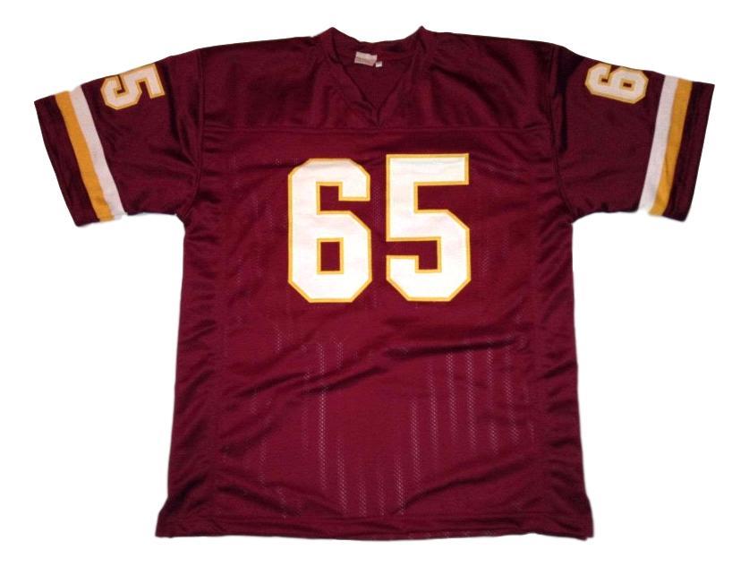Dave Butz Jersey #65 Custom Unsigned Football Stitched Maroon