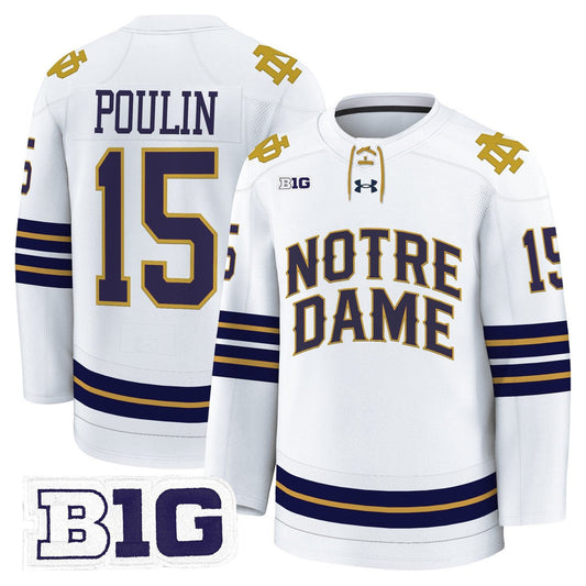 Dave Poulin Jersey #15 Notre Dame Fighting Irish 2025-26 Premium Stitched