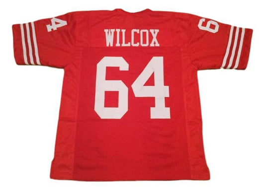 Dave Wilcox Jersey #64 Custom Unsigned Football Stitched Red