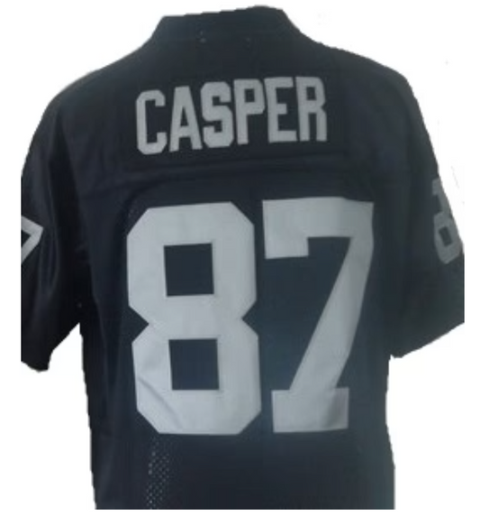 David Casper Jersey Oakland Raiders Custom Throwback Football Black