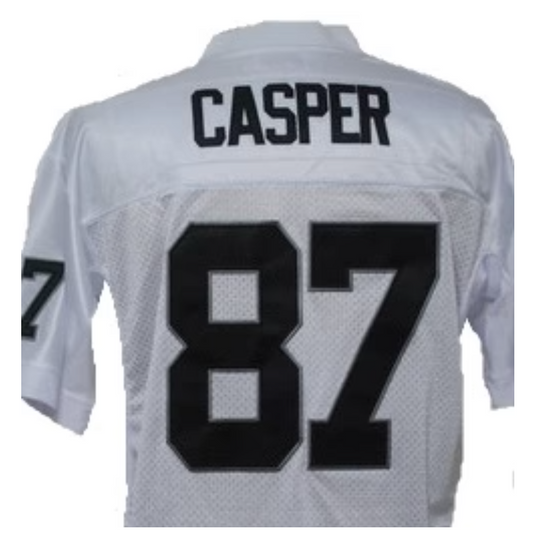 David Casper Jersey Oakland Raiders Custom Throwback Football White