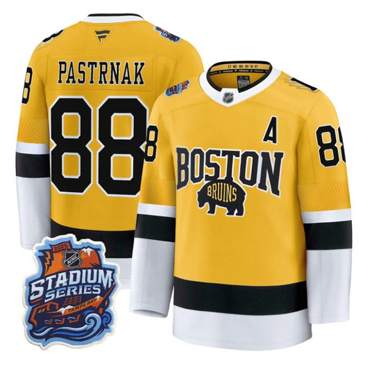 David Pastrnak Jersey #88 Boston Bruins 2026 Stadium Series Premium Stitched