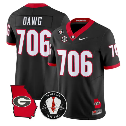 Dawg Jersey #706 Georgia Bulldogs 2026 Vince Dooley Stitched