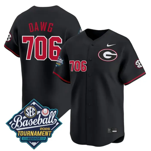 Dawg Jersey #706 Georgia Bulldogs Softball Sec Tournament 2026 Stitched