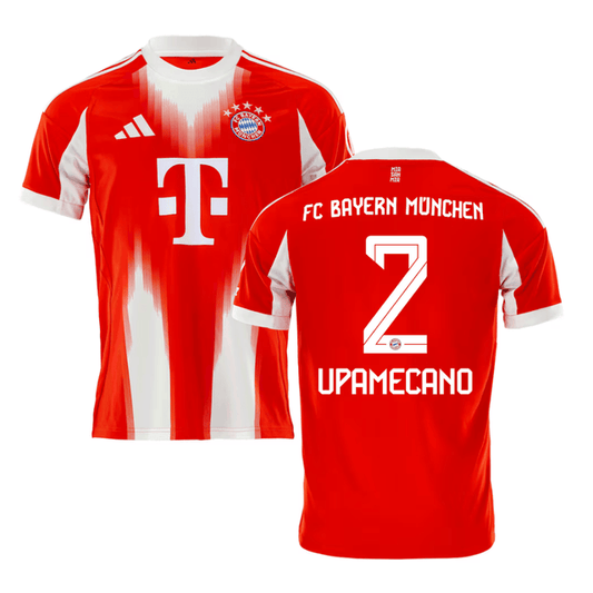 Dayot Upamecano 2 Bayern Munich 2025-26 Home Jersey – Red